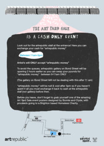 Art Yard Sale Poster