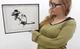 View the Brilliant Blek Le Rat Stencilled Rat