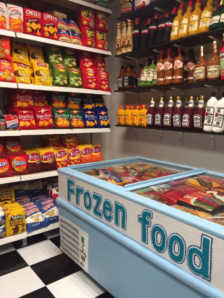 Lucy Sparrow opens a supermarket stocked with felt food