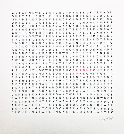 Brighton Word Search by Clive Sefton